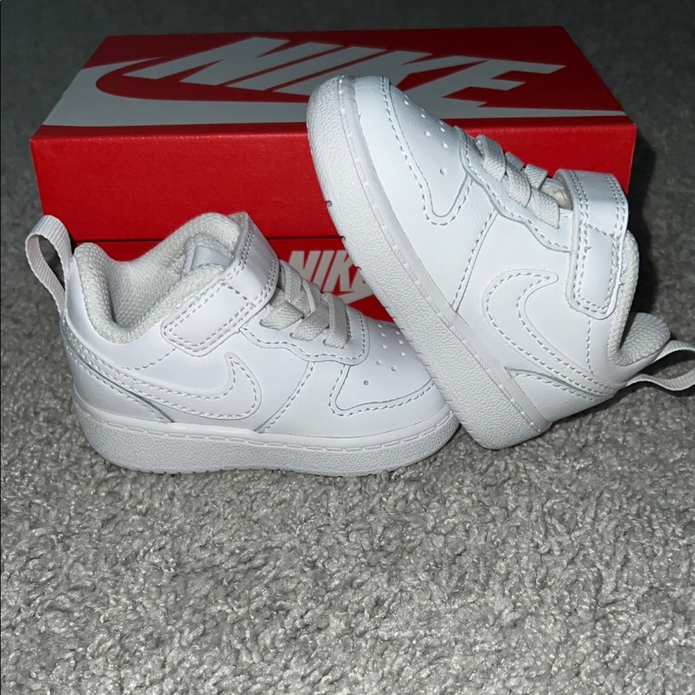 BRAND NEW Nike Kids White Sneakers
